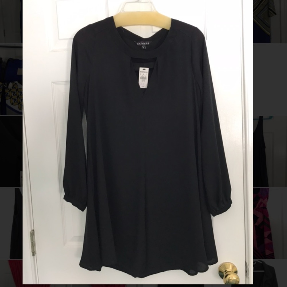 Express black dress